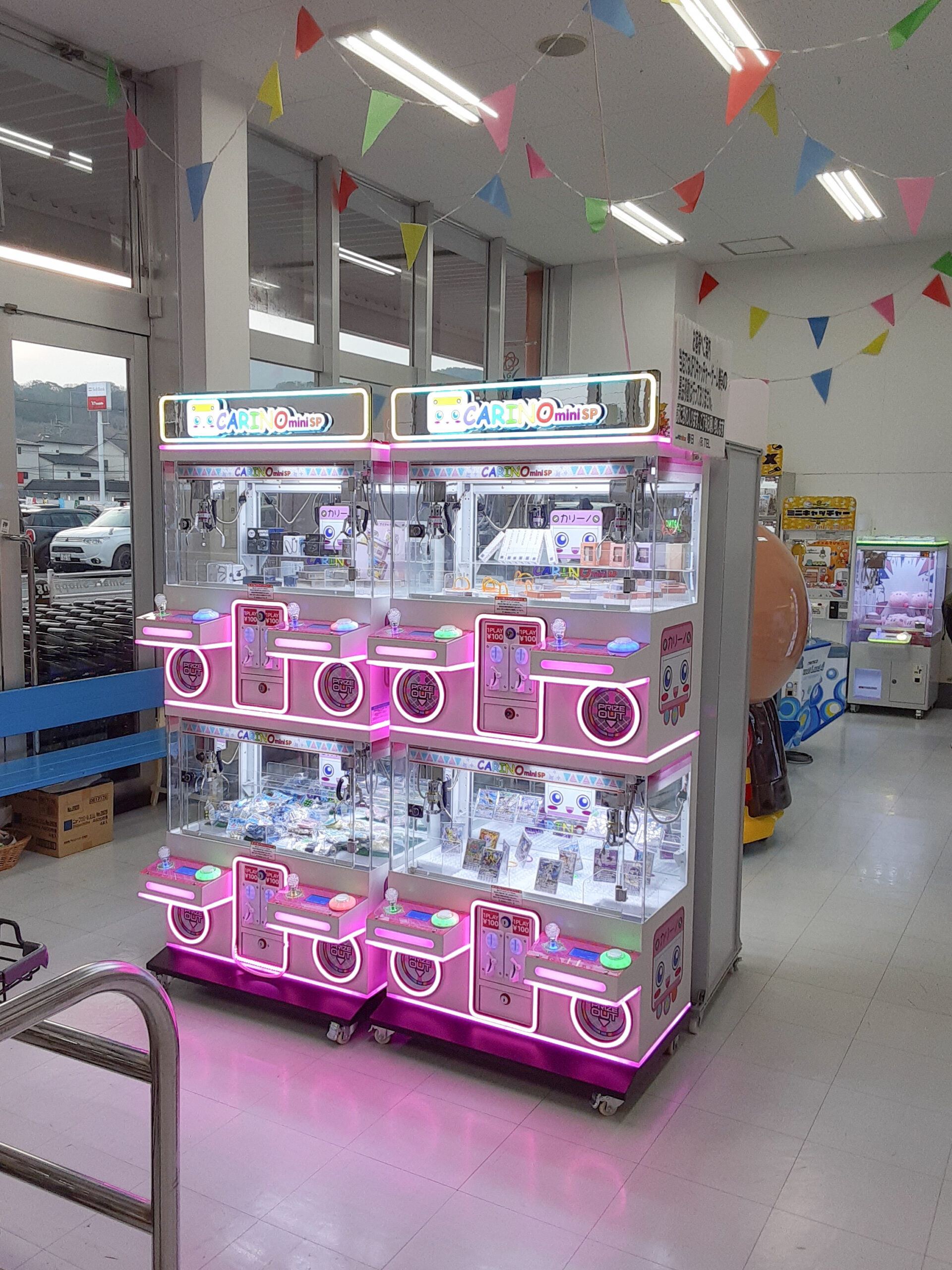 CARINO mini SPを2台並列で設置した様子