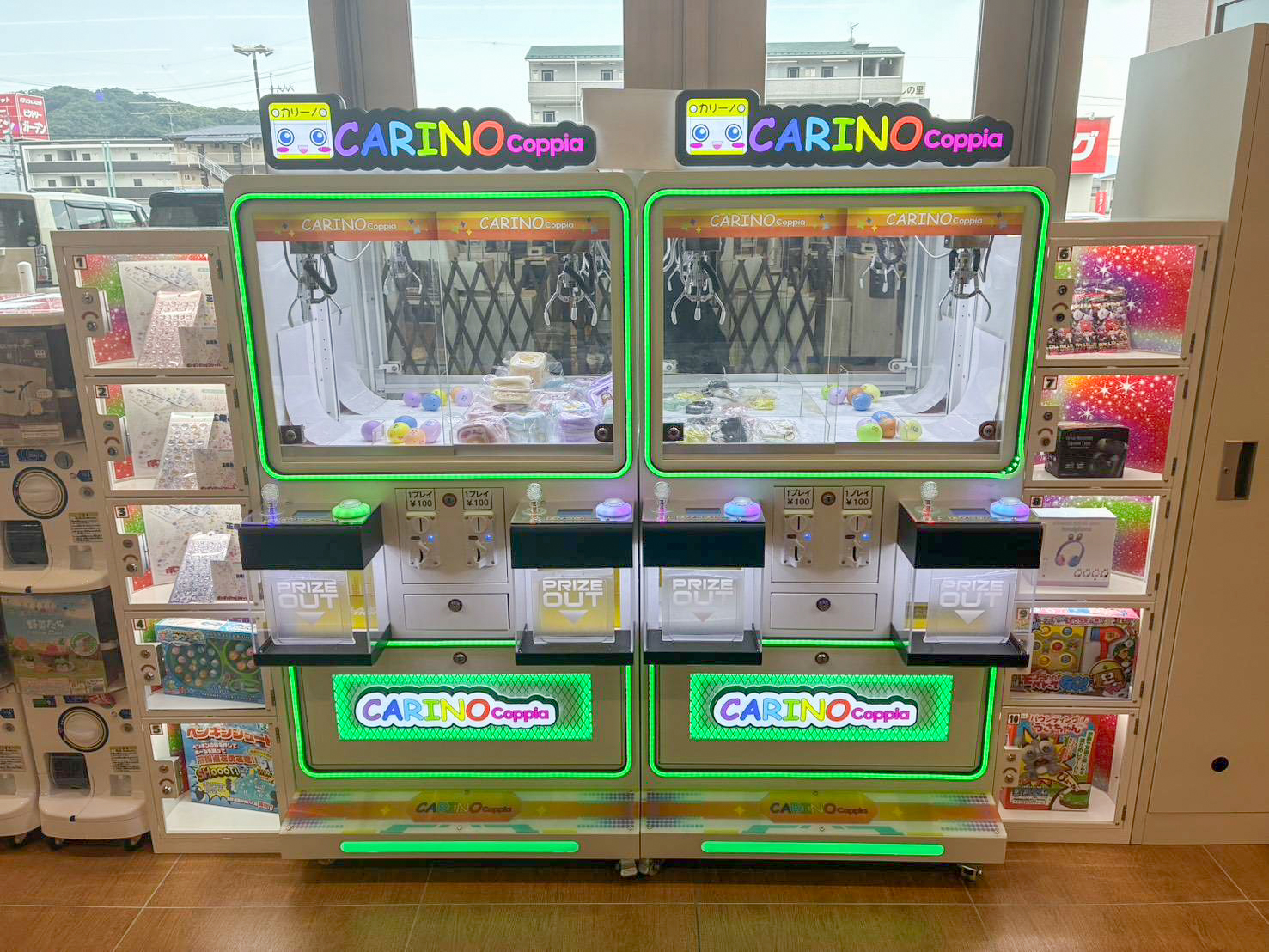 CARINO Coppiaを2台並べて設置した様子